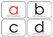 Aa-Dd-lowercase-mini-flashcards